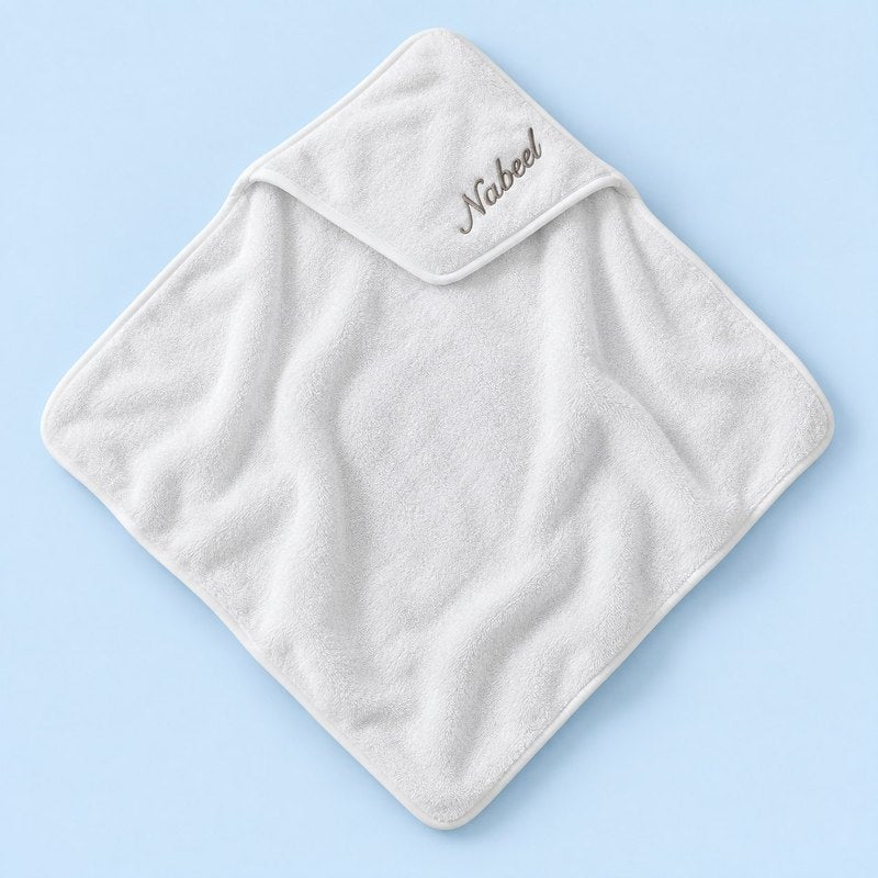 La cape de bain à capuche
