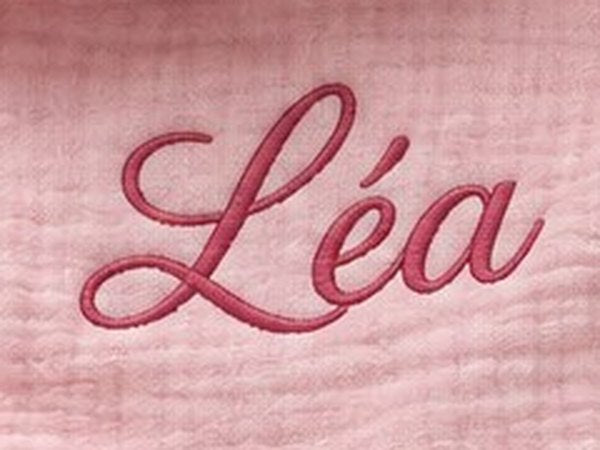 La broderie de son prénom